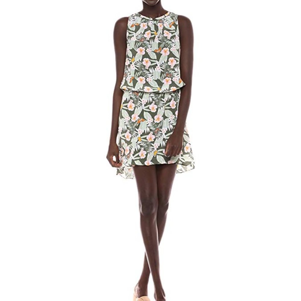 NWT Joie | Sleeveless Tropical Silk Dress